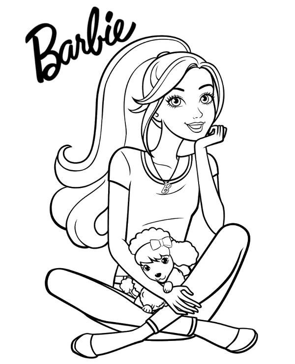 desenhos para colorir barbie