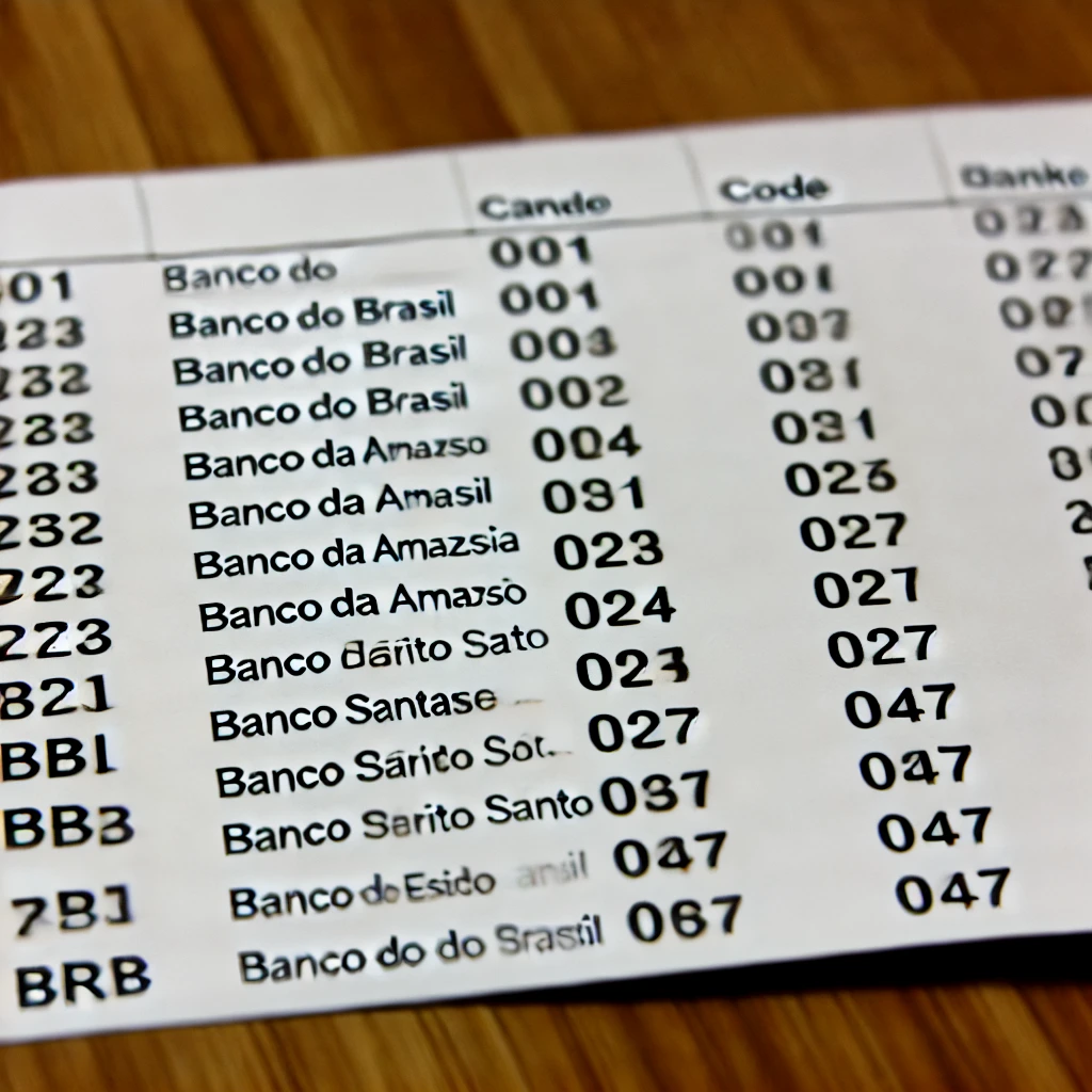 Código do Banco do Brasil