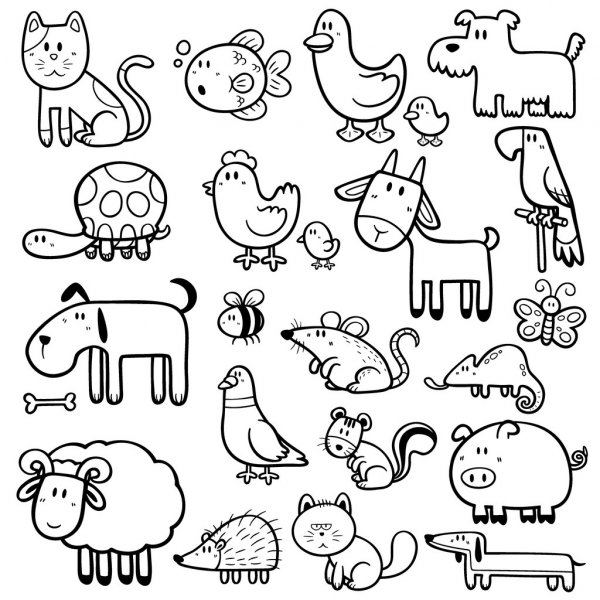 desenhos de animais para colorir
