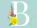 Flores com a letra B