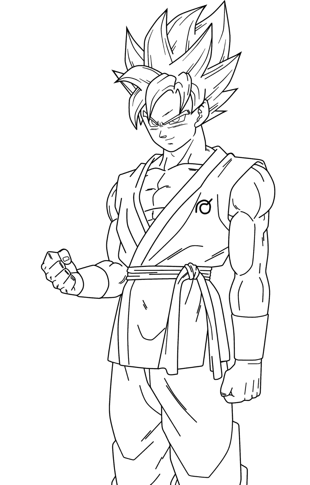 Son Goku, Super Saiyan 4 para colorir e imprimir