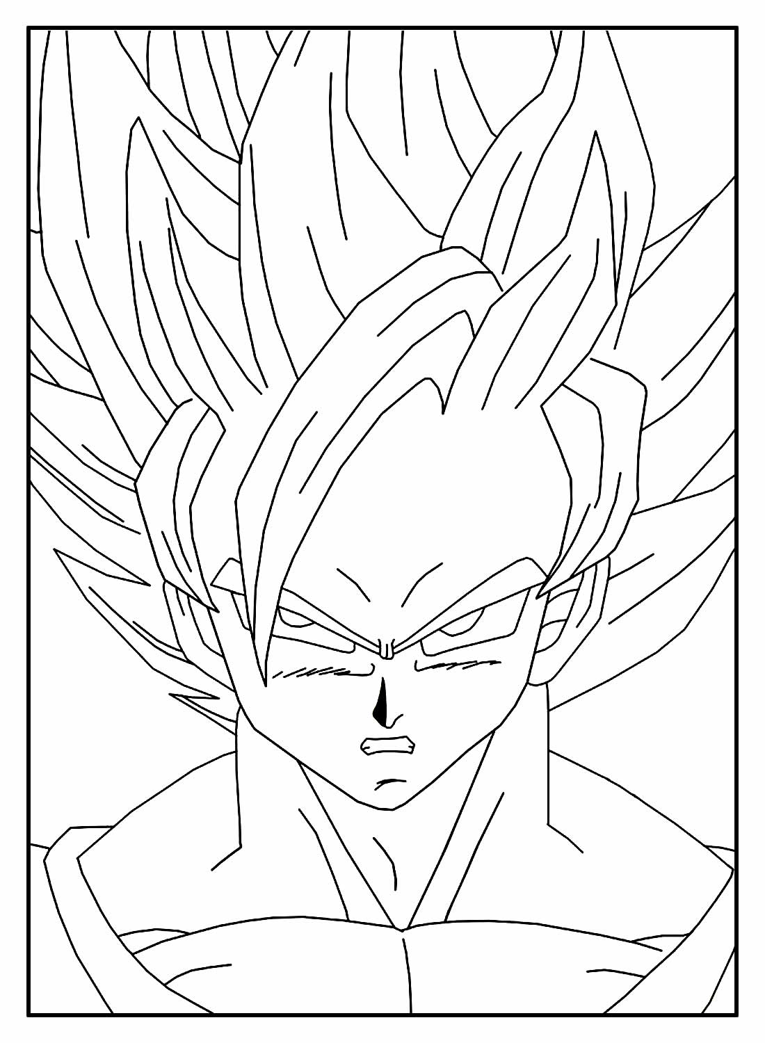 Goku desenhos para colorir, confira | Focalizando