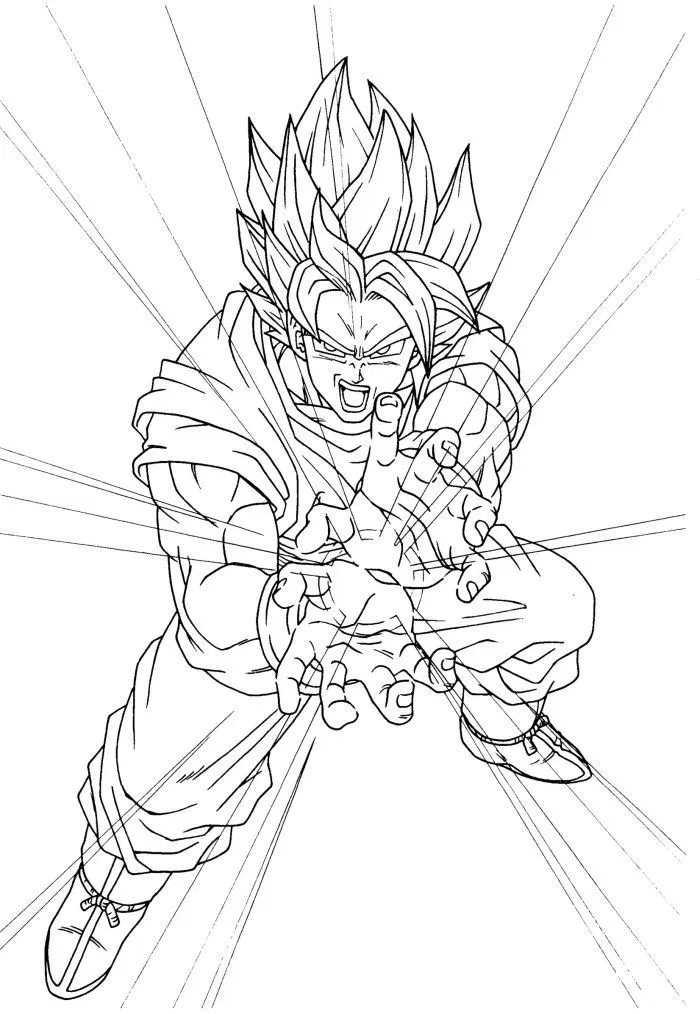 50+ Desenhos para colorir de Goku - Como fazer em casa