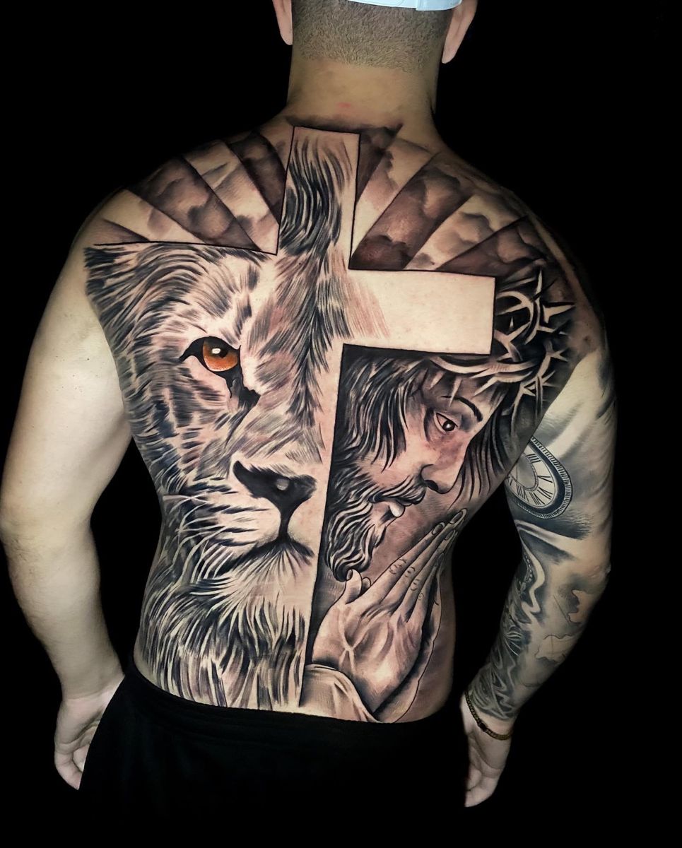 tatuagem nas costas masculinos