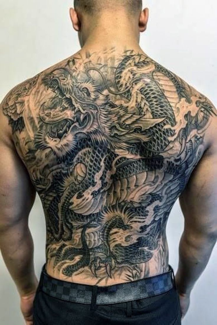 tatuagem nas costas masculinos