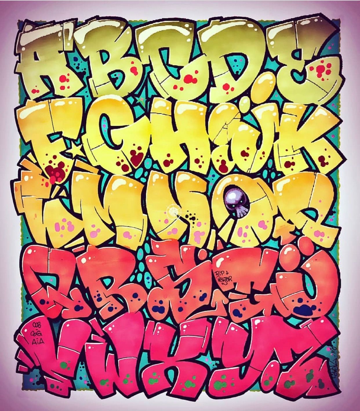 Alfabeto para Grafite