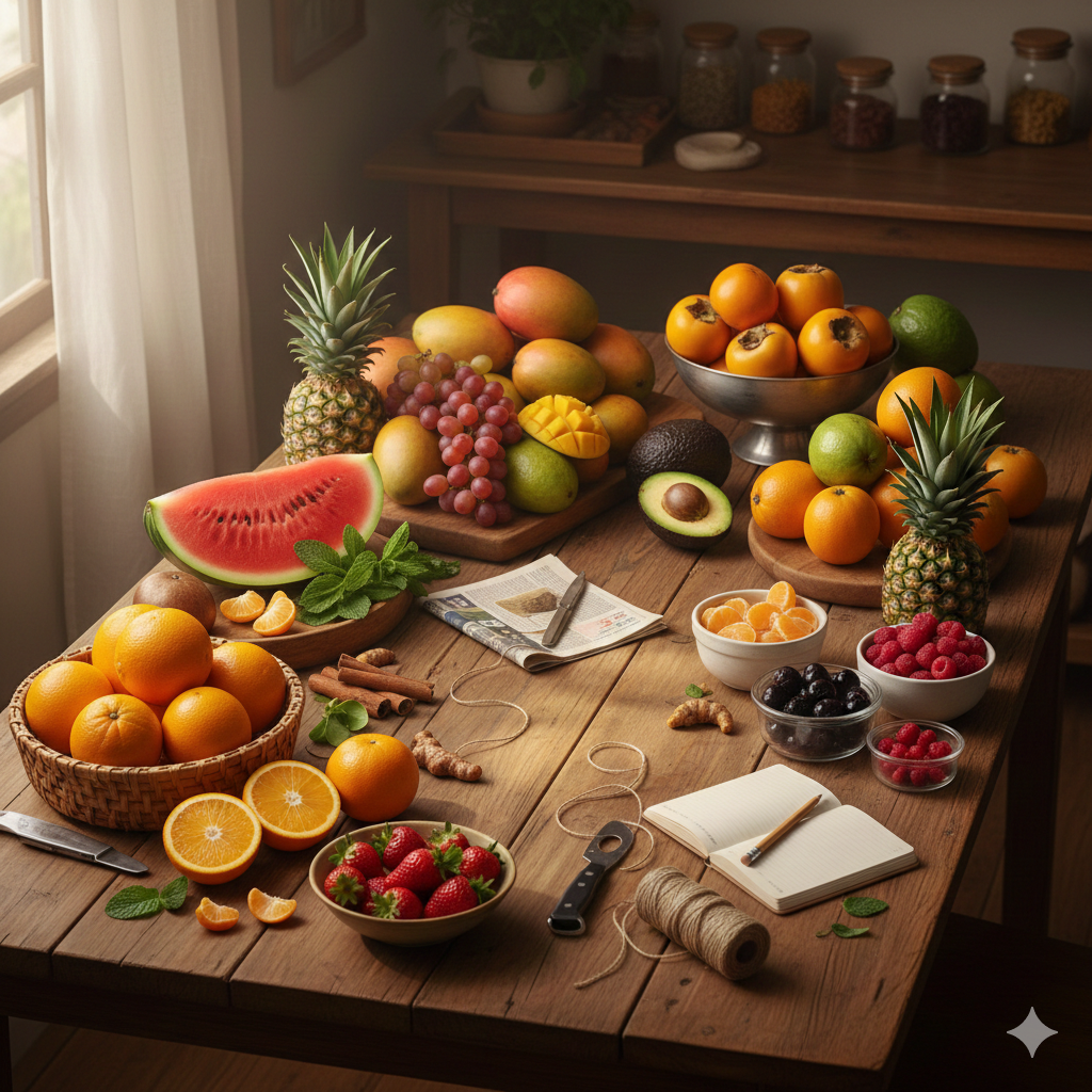 quais frutas da estação