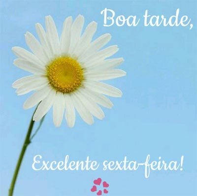 boa tarde sexta feira