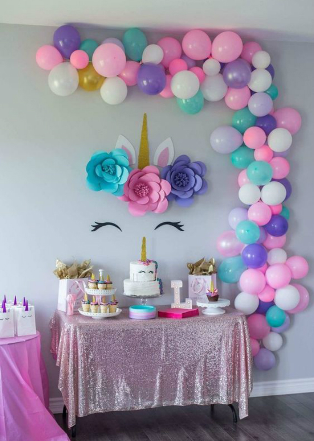 decoração de aniversário simples feminina
