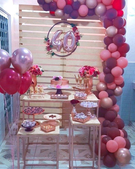 decoração de aniversário simples feminina