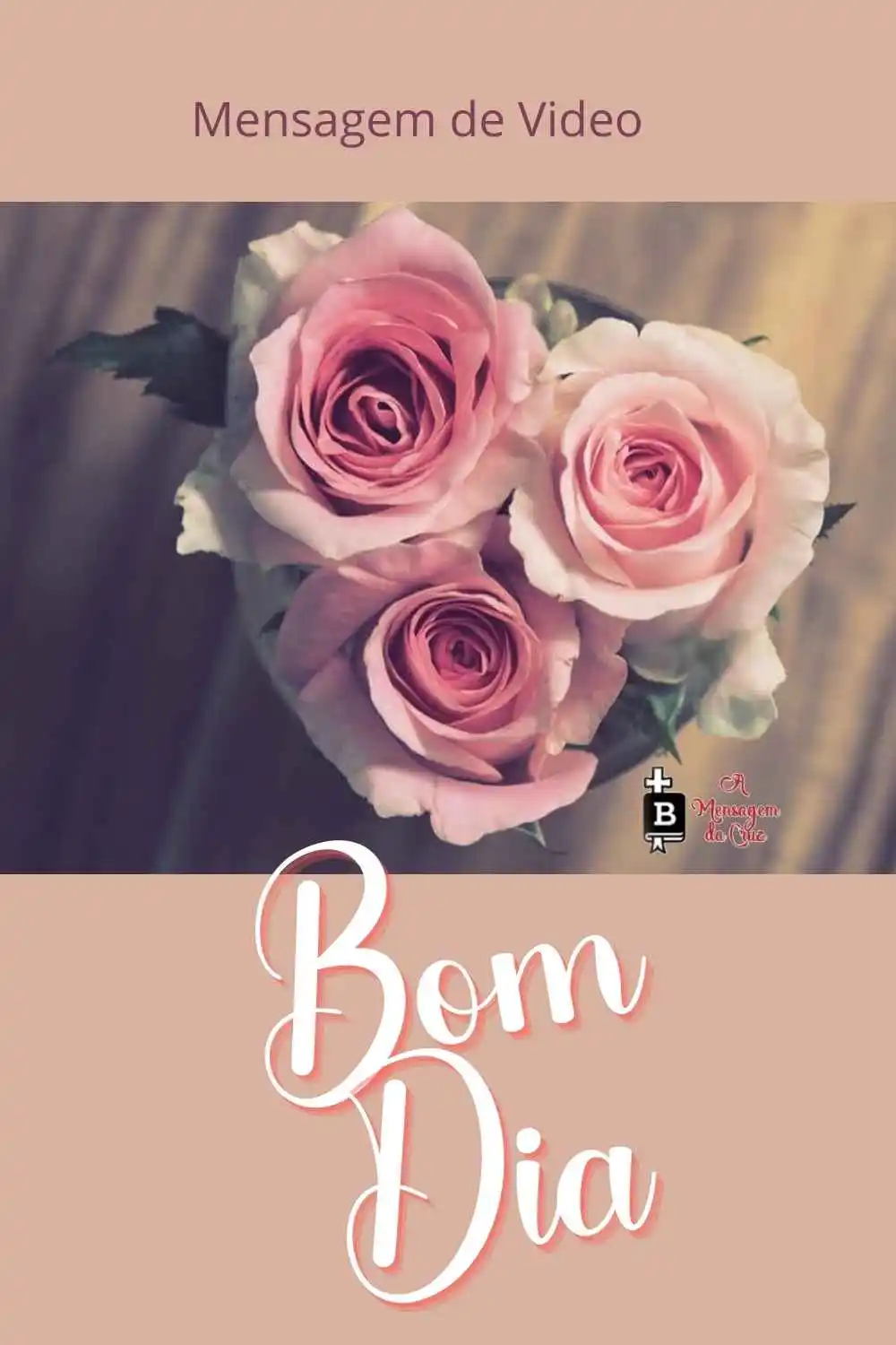 msg de bom dia com flores