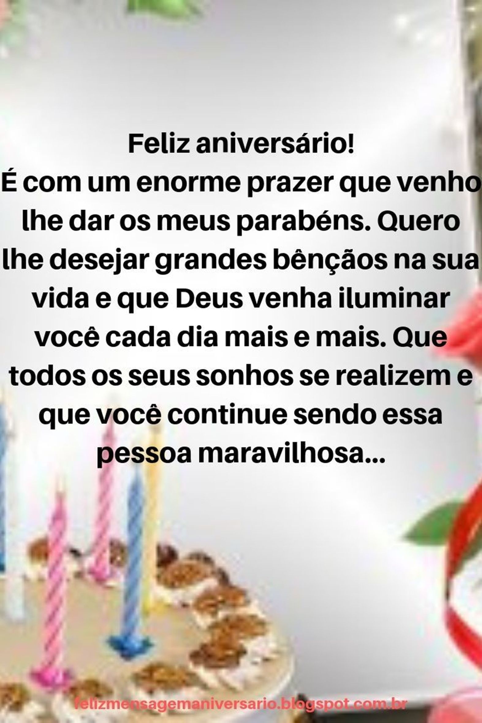 Mensagens de Aniversário para um Amigo Especial