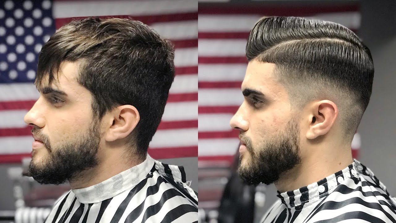 cortes de cabelo masculino liso