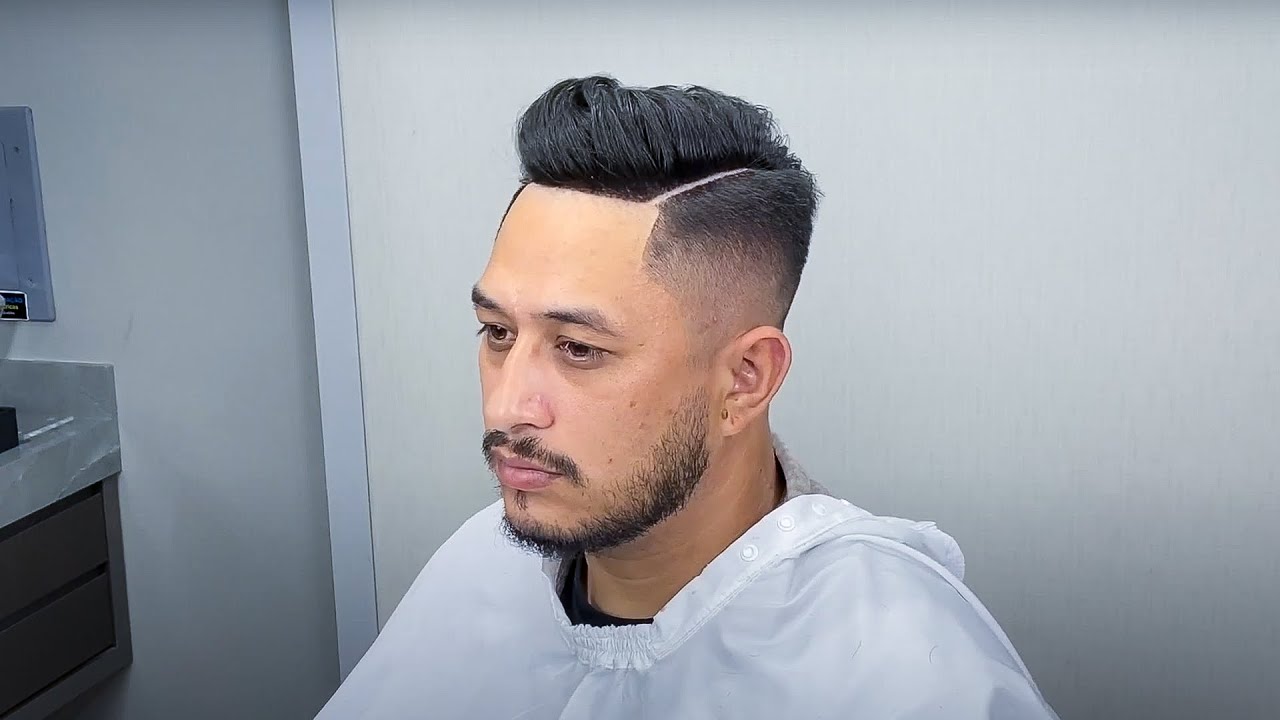 cortes de cabelo masculino liso