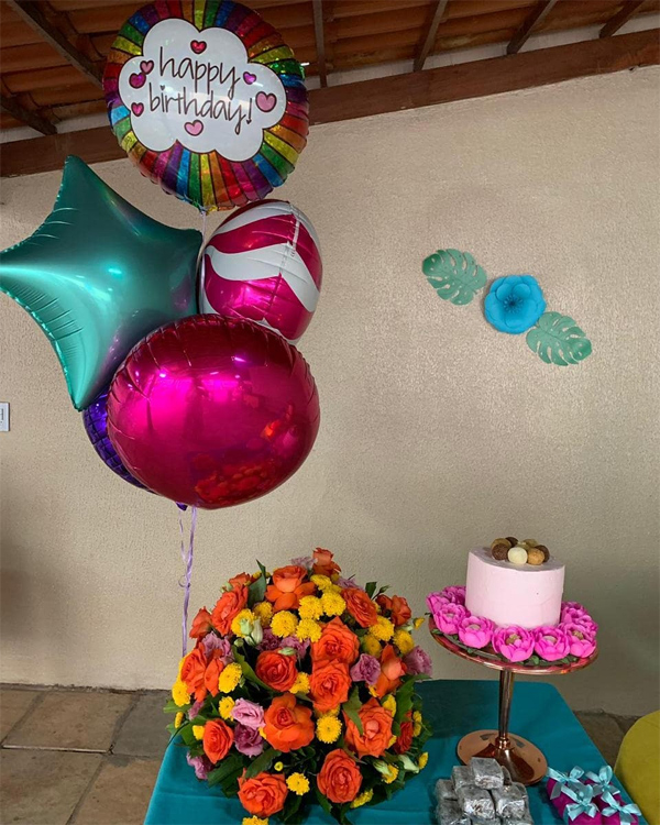 decoração de aniversário simples