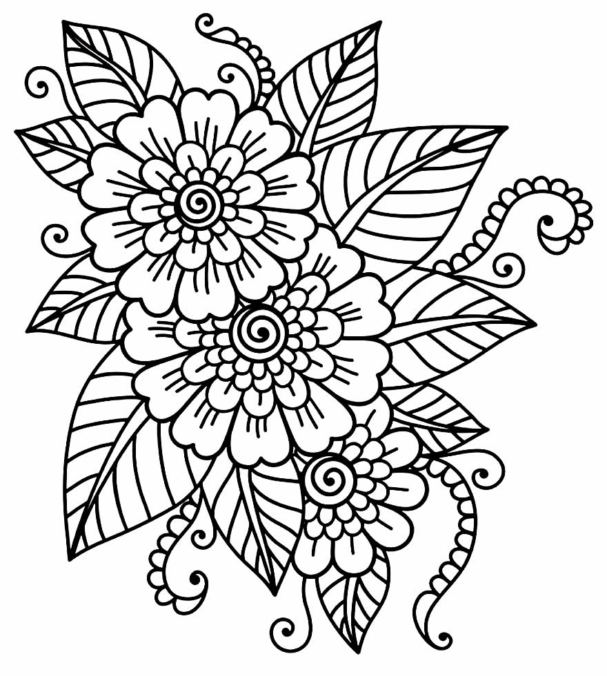 desenho flores