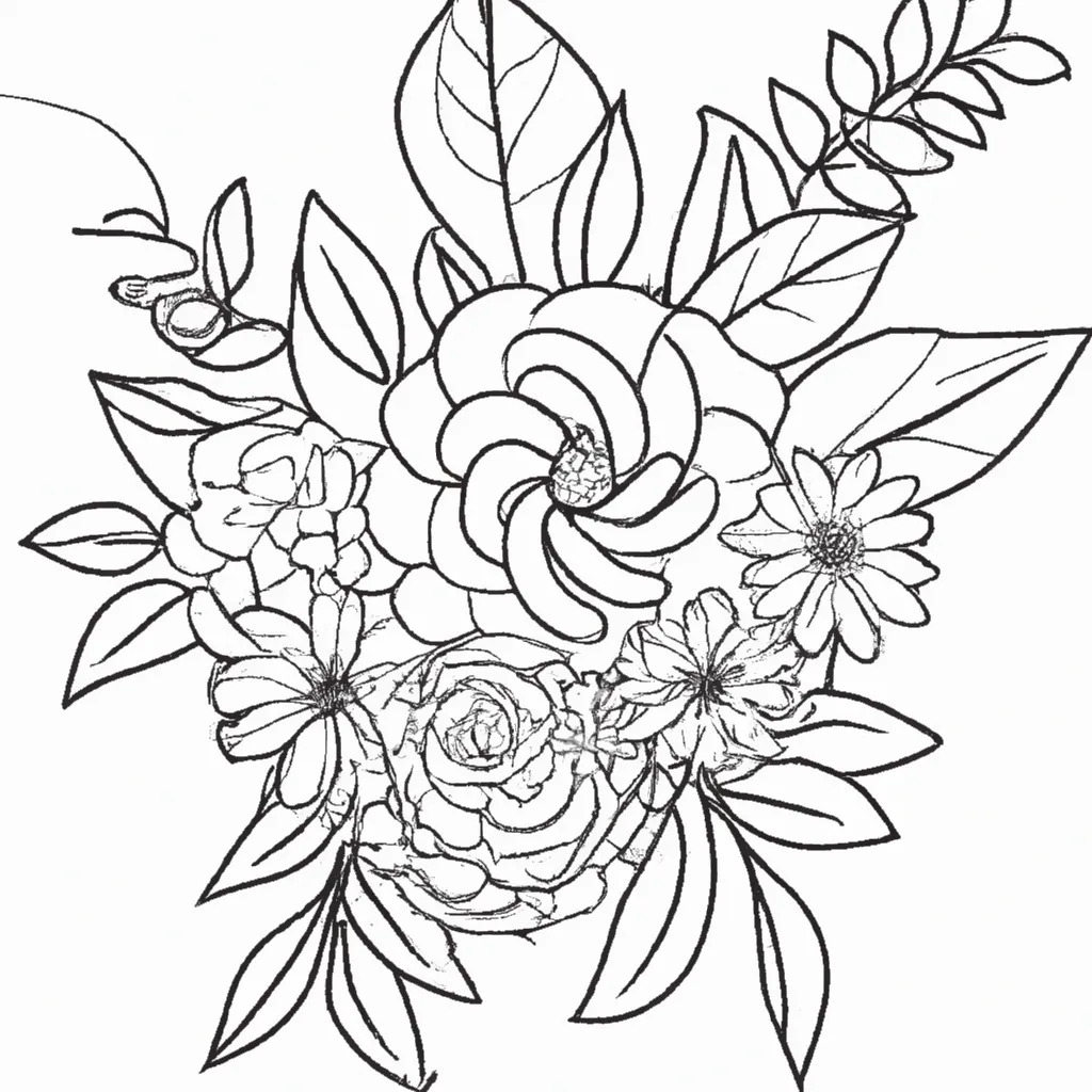 Desenho Flores Para Colorir Veja E Baixe Agora Focalizando