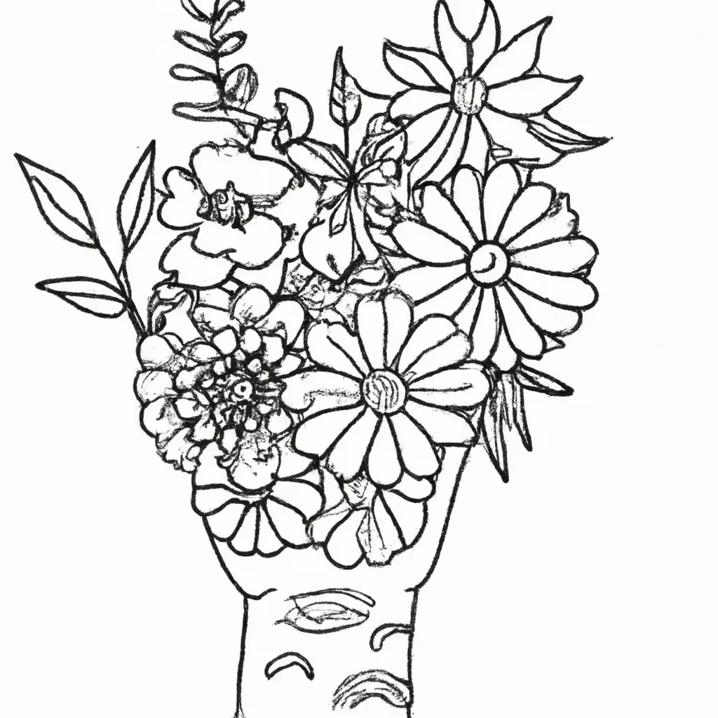 flores desenho tumblr