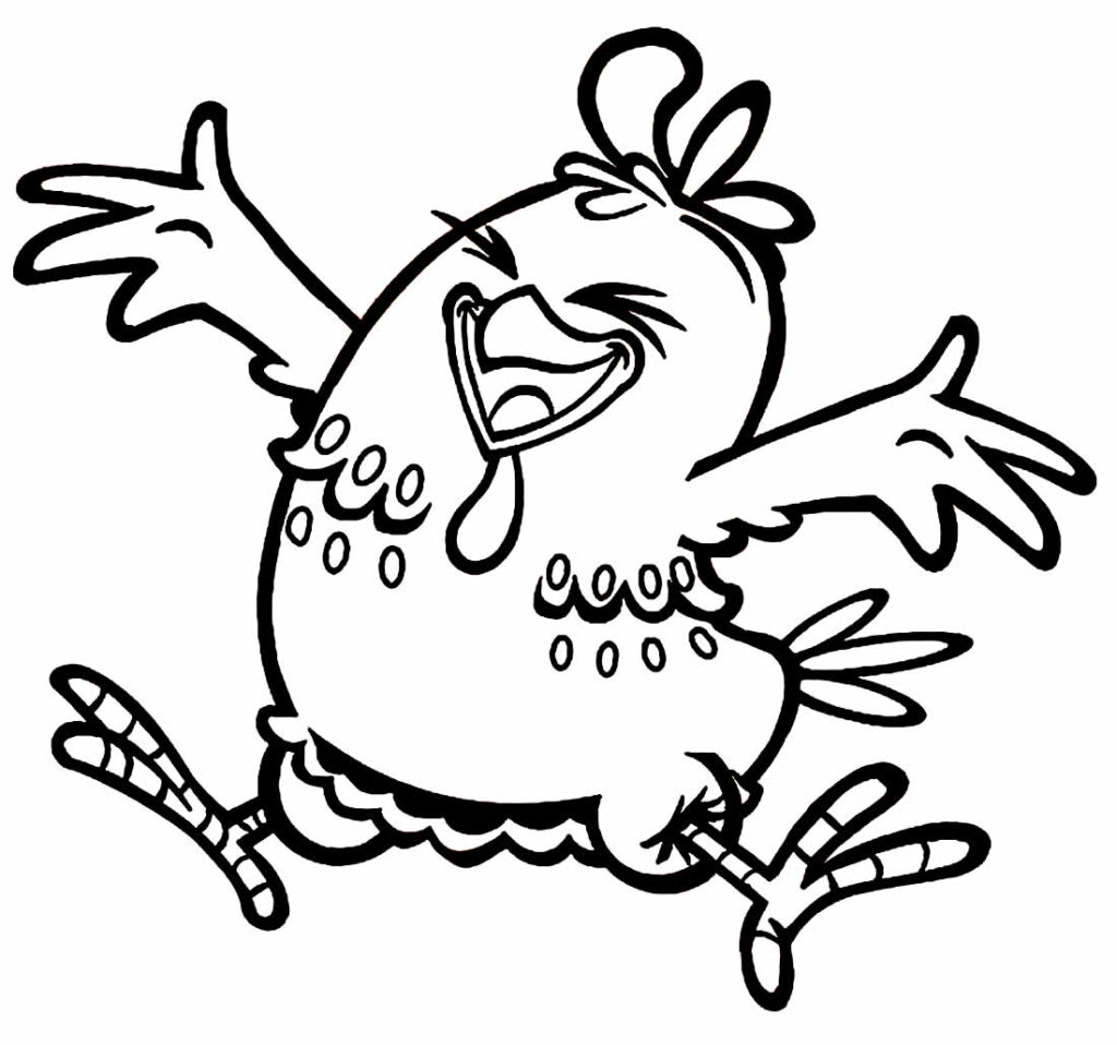 desenho da galinha pintadinha