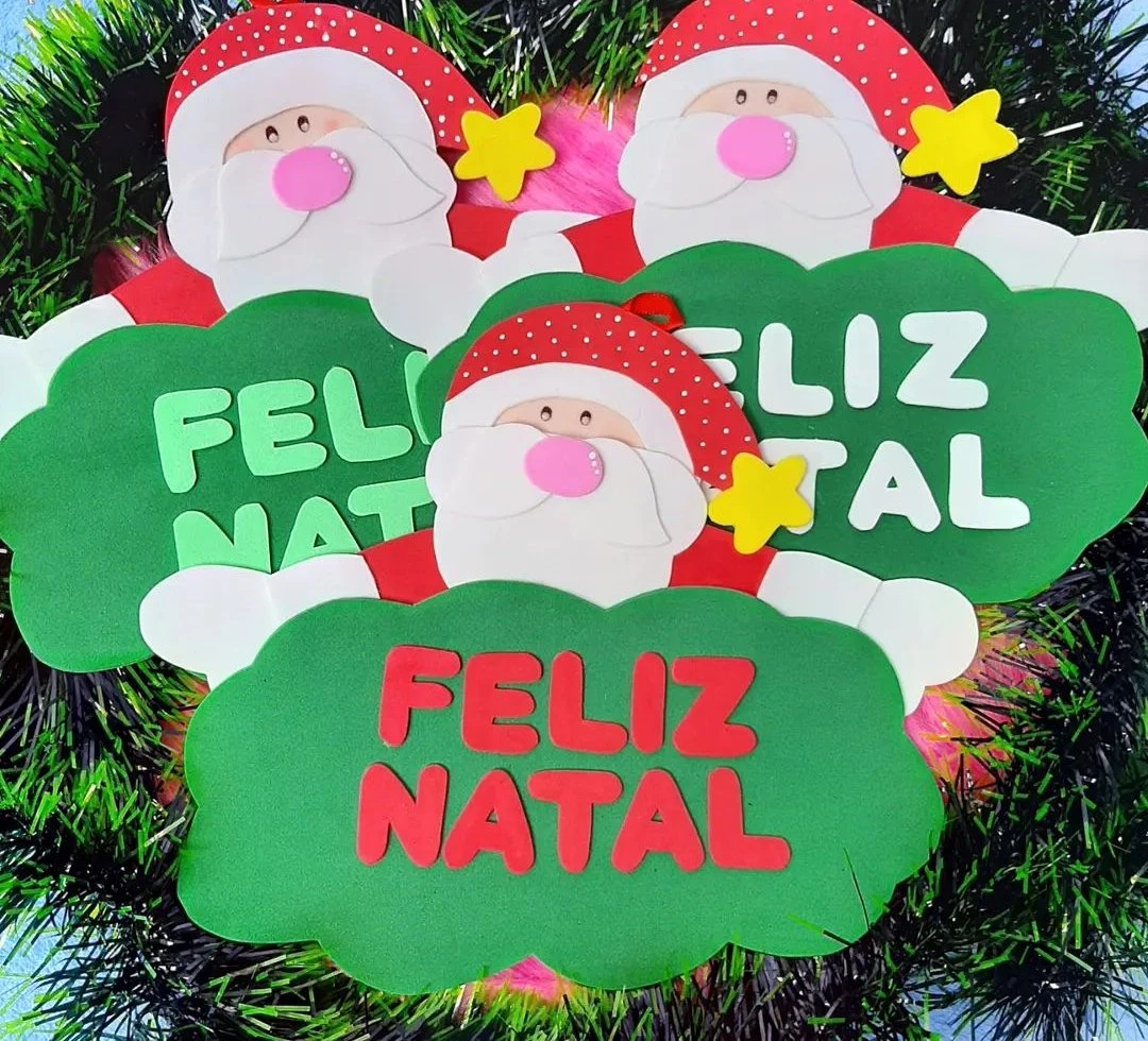 decorações de natal em eva