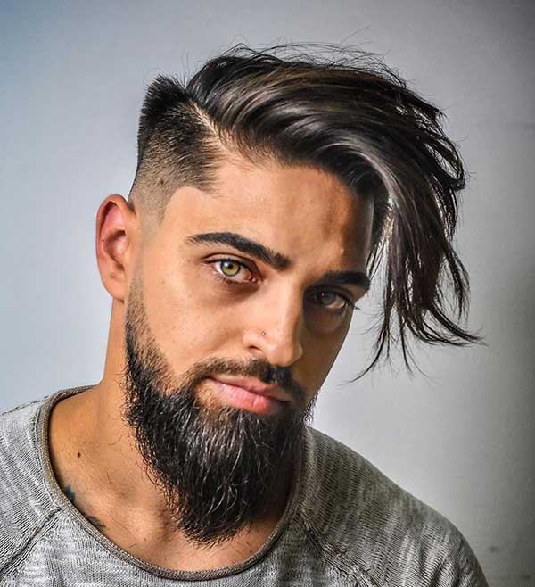 cortes de cabelo masculino liso