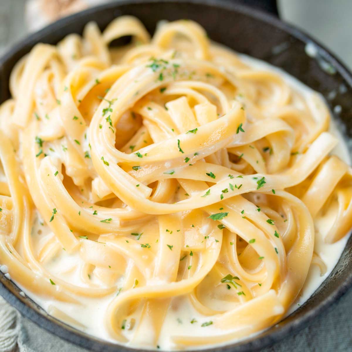 macarrão ao molho branco