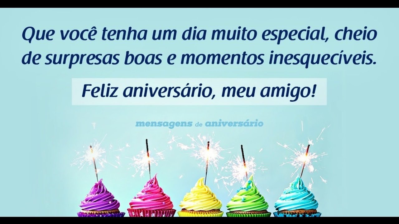 Mensagens de Aniversário para um Amigo Especial