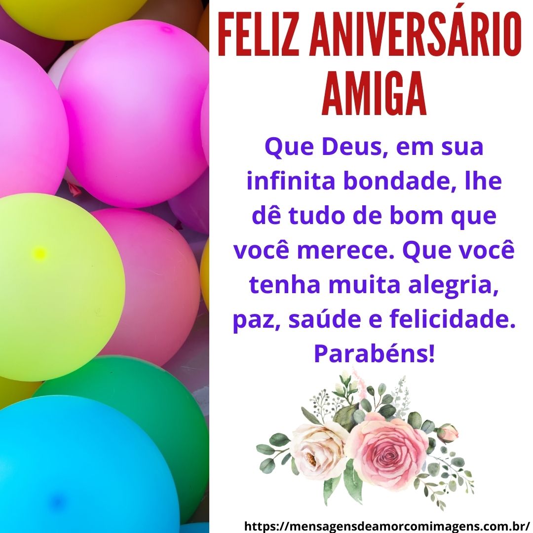 msg de aniversário amigo