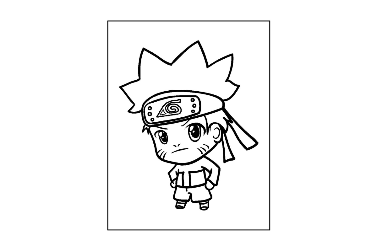 Naruto para colorir (todos os personagens)