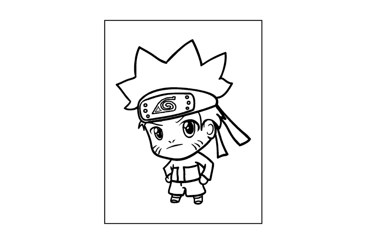 Desenho de Mini ninja para colorir - Tudodesenhos