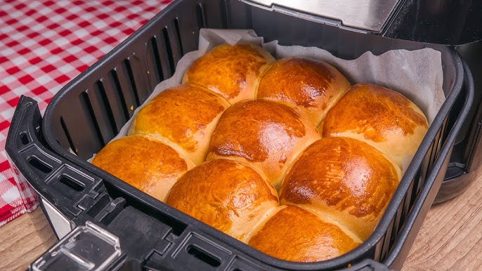 pãozinho na airfryer