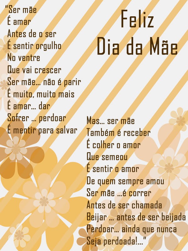 Poema para o Dia das Mães