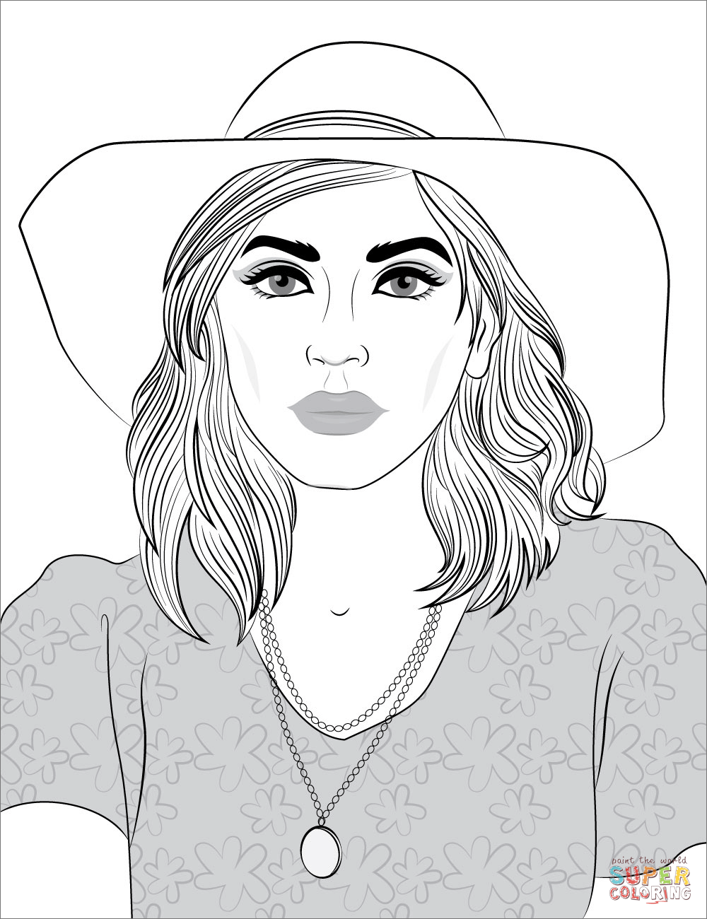 desenho de mulher