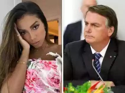 Anitta rebate deboche de Bolsonaro: 'Fiz mais que o senhor'