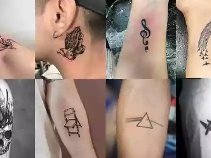 Veja algumas tatuagens pequenas e discretas masculina