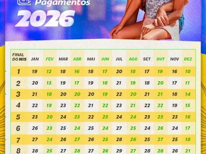 calendário bolsa família 2026