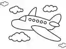 Avião desenho para colorir: confira algumas imagens