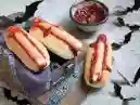 Halloween comida: Hot dog de dedo